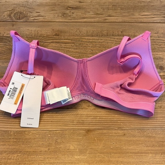 Calvin Klein unlined no wire bralette.  Size S.  NWT - Picture 3 of 8